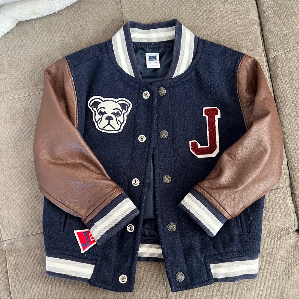 LIKE NEW Janie & Jack Baby Bomber Jacket